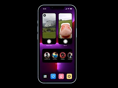 Widgets app ui