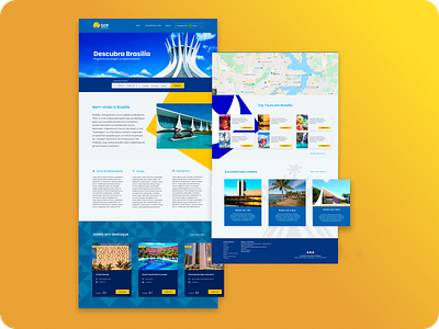 Challenge #003 daily ui dailyuichallenge dayliui landing page travel ui ux viagem website