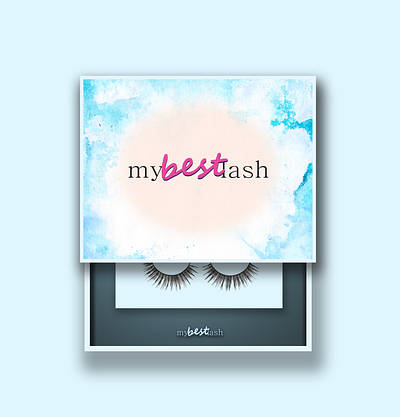 MY BEST LASH(BLUE) ad boxing branding design eye eyes graphic design illustration lash lashes logo makeup perfume ui ux vector