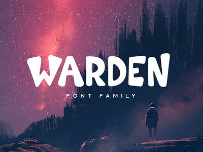 Warden Typeface album comic cover creativemarket film font game logo music poster title tugcu typedesign