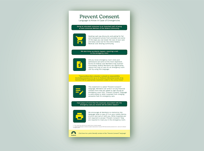 Prevent Consent Infographic digital design graphic design ui vector art