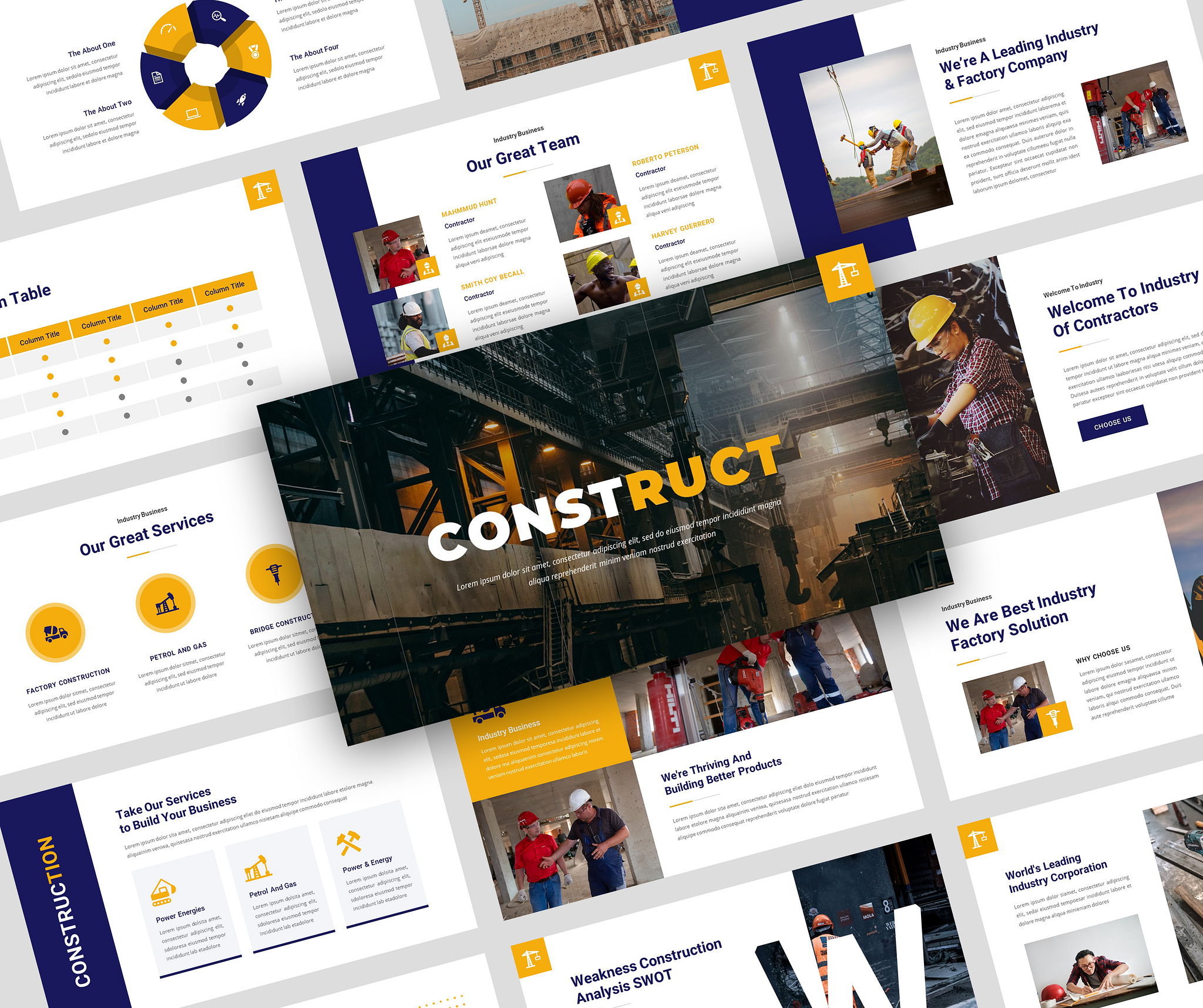 Construct – Construction & Building Presentation Template by yovimaula ...