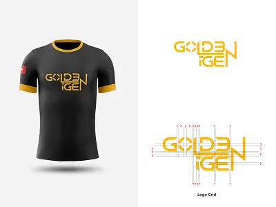 Golden iGen Logo - YouTube Channel brand brand identity branding design djocker arts flat logo golden yellow graphic design logo logo creation logo design logo designer logo grid logo ideas logo inspirations logo maker wordmark wordmark logo youtube youtube channel