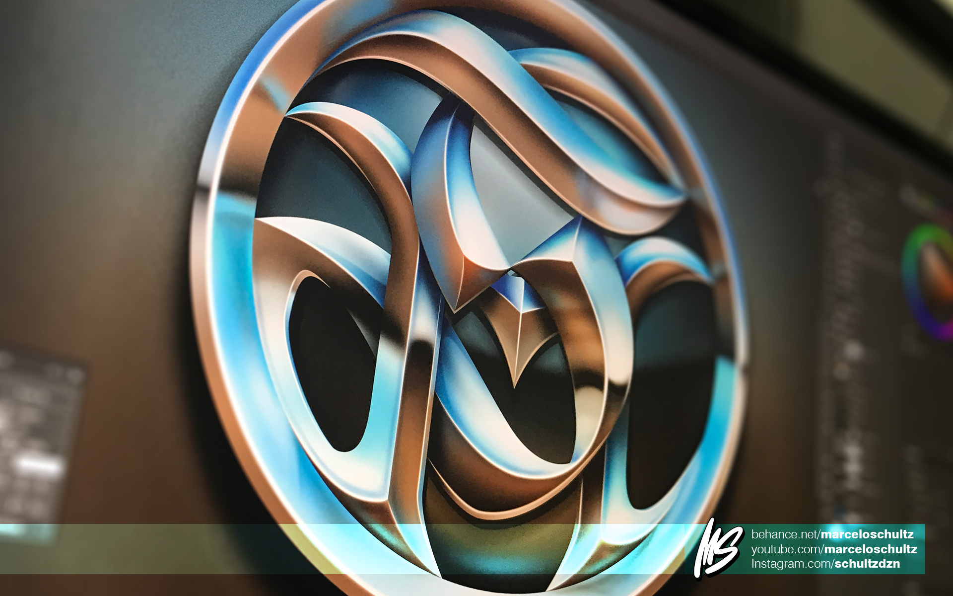 Example of MS monogram - Livestream work