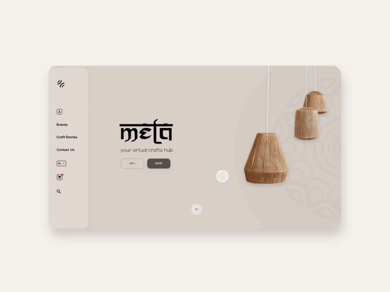 Mela Craft Website - Homepage Design animation design flat home page homepage minimal ui ui design uiux ux ux design web web design webdesign website website concept website design website designer website designing websites