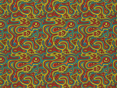 psychedelia study pt 1 repeating 70s 70s design affinity affinity designer pattern pattern design psychedelia psychedelic psychedelic art seamless pattern vector vector design vector illustration vintage