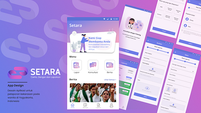 Setara App ui uiux ux