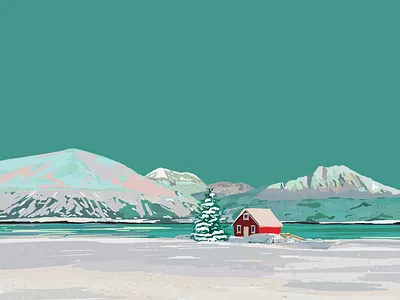 Merry Winter christmas design drawing graphic graphicdesign illustration nature winter