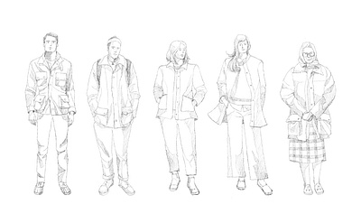 sketch 2d barbour boy cartoon character design guy illustration men outline people portrait retro sketch sketchbook study style texture vector vintage