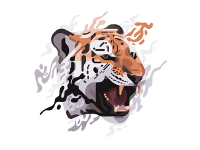 Essence art big big cat cat design predator shirt t shirt tee tiger tigers tigger zilux