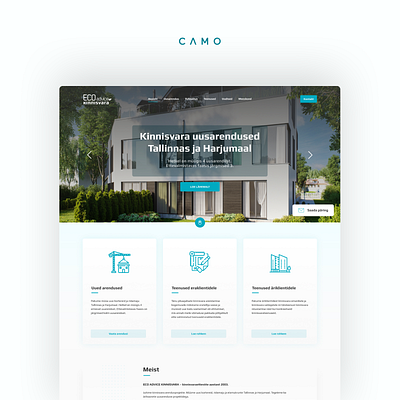 Real Estate website design ui ux web webdesign website