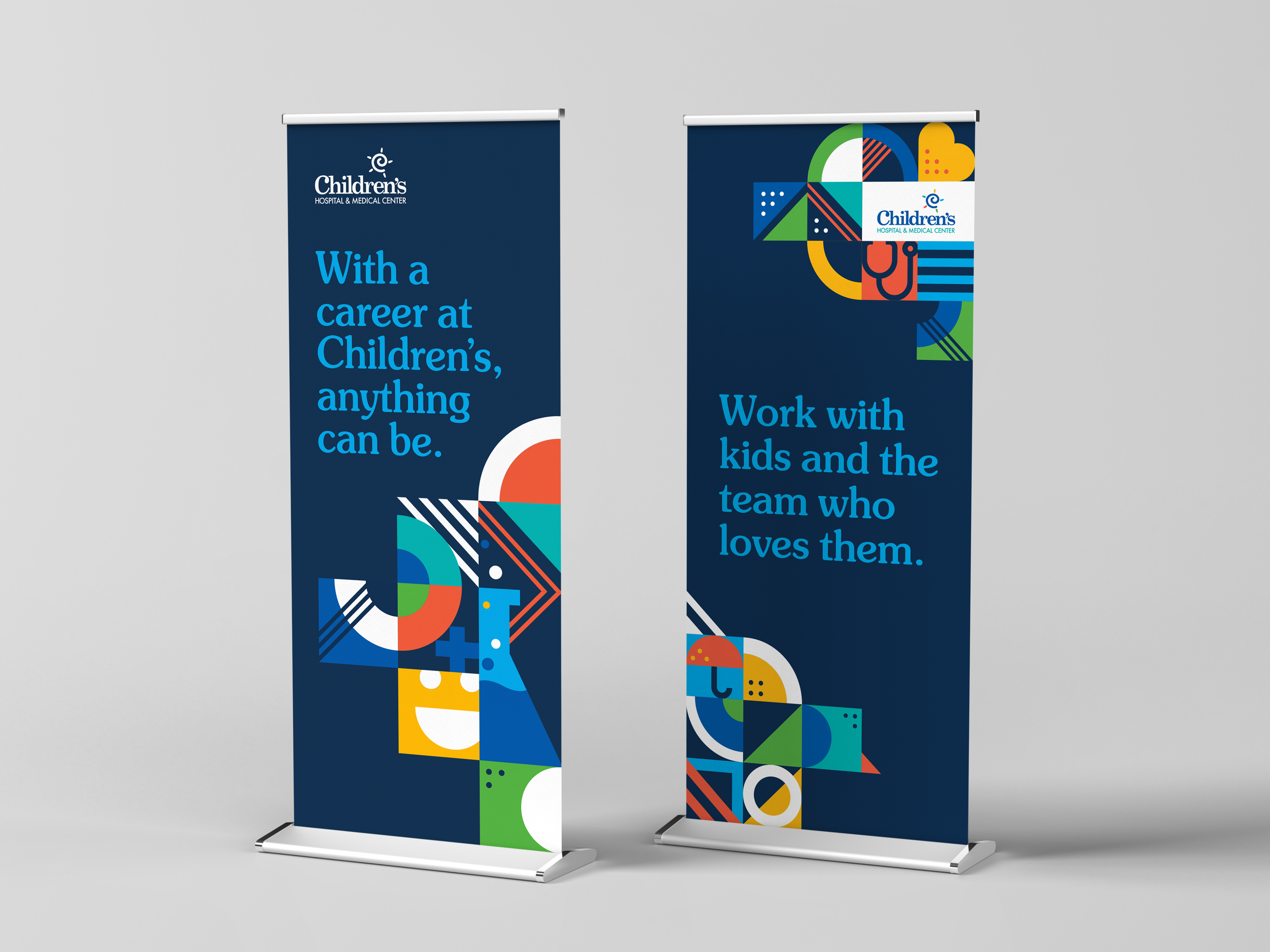 Example of Children's Hospital Recruitment Banners