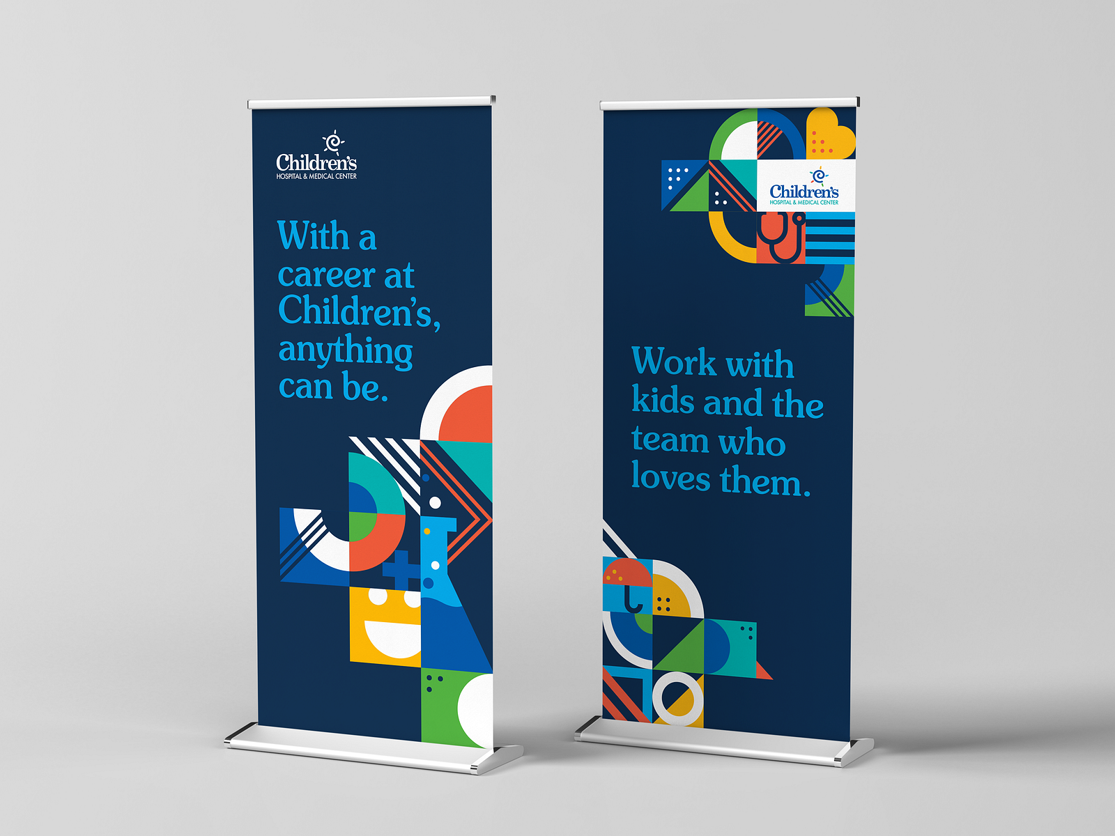 Children's Hospital Recruitment Banners by Erika Farrell on Dribbble