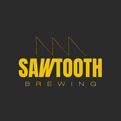 Sawtooth Brewing branding business card design icon illustration logo marketing minimal web website