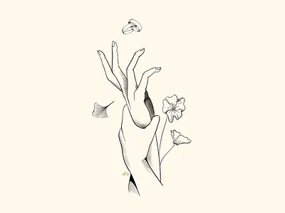 Ring 2d art black black white creative design illustration ink inking inktober inktober2019 minimal procreate ring white