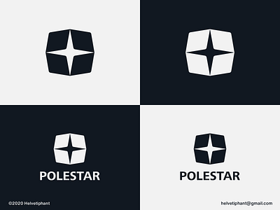 Polestar - logo concept brand design brand designer branding creative logo icon logo logo design logo design concept logo designer logomark logotype minimalist logo negative space logo northstar polestar star logo
