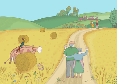 Hello Dribble, I am new here book illustration brand picture book procreate