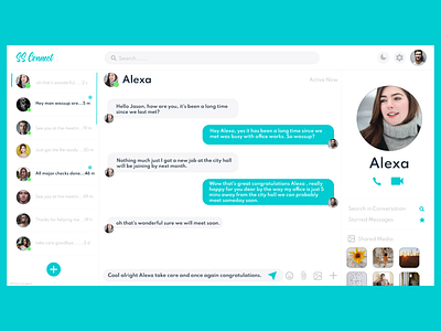 Chat application adobe xd adobexd chat chat app ui ui design