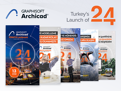 Archicad 24 - Live Event Design and Marketing ad banner brand branding campaign design digital marketing event instagram live social social media webinar