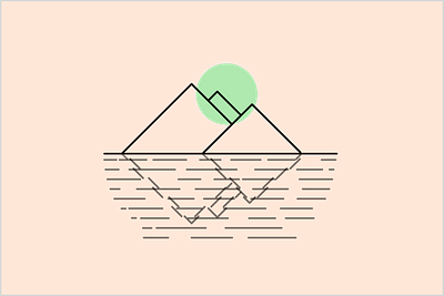 Linear Desert (with water yes!) desert line ripples mountains reservoir shadow the sun water