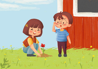 Rose?! character chibi children children book illustration cute digitalart illustration