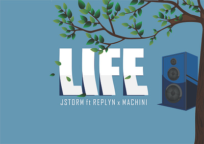 LIFE JSTORM album artwork design