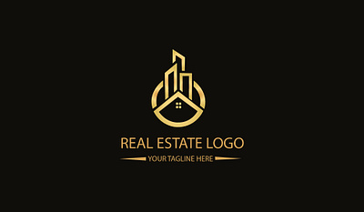 Real Estate Logo branding building custom logo design home decore home logo house movers logo real estate vector