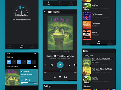 Audiobook App UI adobe xd adobe xd design app design audiobook mobile app mobile app design mobile apps mobile design ui ux ux ui ux design uxui