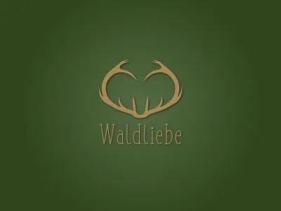 Waldliebe Logo Concept branding clothes concept dating deutschland forester germany hunter liebe lifestyle logo love wald wood