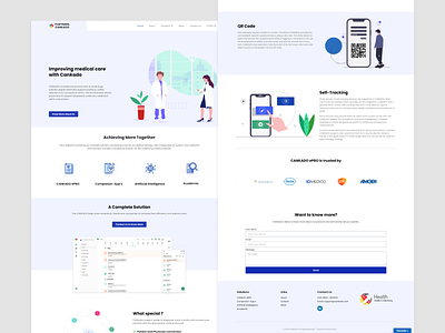Website design for digital healthcare company health products health website healthcare ui design ux web website website design