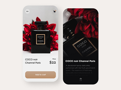 Perfume app exploration cologne design mobile ui perfume perfume bottle perfumes uidesign uiux