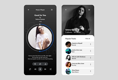 Music Player app dailyui dailyui009 dailyuichallenge design minimal music musicapp musicplayer ui ux web