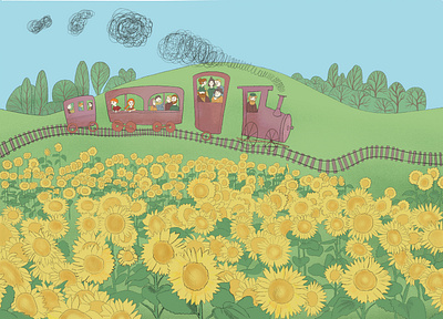 Illustration from a picture book animal illustration book illustration comic cute art digital illustration digital illustrations fairytale funny illustration illustration picture book procreate