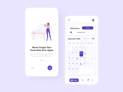 School Management App app app design application clean ecommerce interaction design interface design ios iphone minimal mobile purple school app screen ui uidesign user experience user interface ux uxdesign