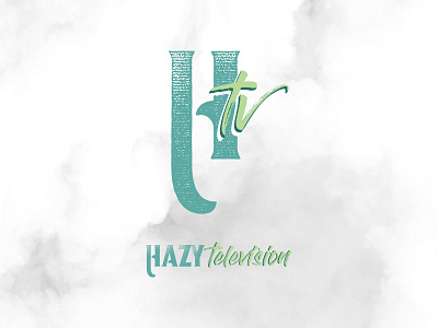 Hazy TV Branding branding design logo typography webdesign