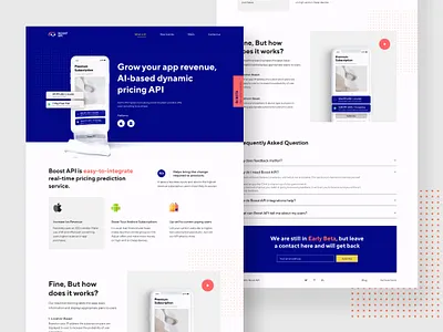 Boost API Project api branding clean design landing logo logodesign minimal minimalism minimalistic mockup modern navigation ui ux web design webdesign website website design websites
