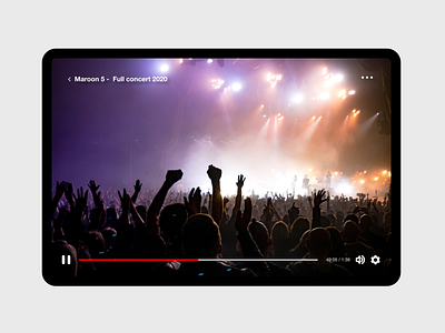 Daily UI 057 | Video player 057 daily 100 challenge daily ui dailyui design ui video player
