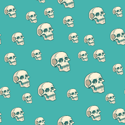 Skull Pattern design illustration vector