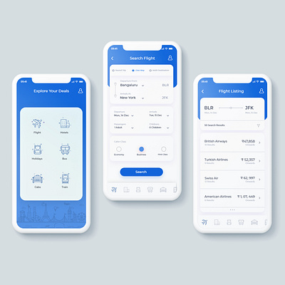 (Flight booking) Travel app app app design flight booking interfacedesign minimalist travel app ui ui cards ux