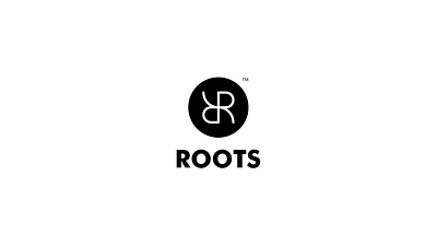 Roots Logo black branding design flat icon illustration logo math roots vector