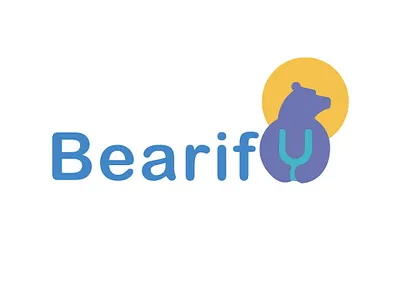 Bearify bear design illustration logo