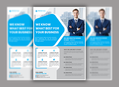 Corporate Flyer Design Template a4 advertisement advertising agency business business flyer clean company consultant corporate corporate flyer creative design flyer handout leaflet magazine marketing modern multipurpose