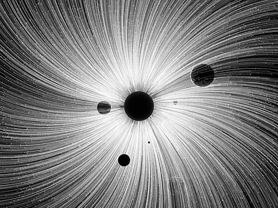 Pseudo Black Hole black hole particles space trail xparticles