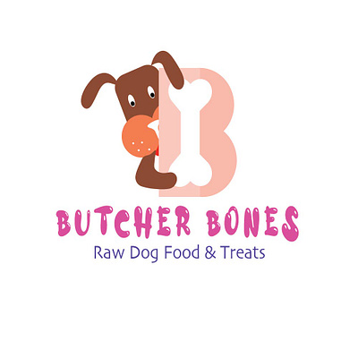 Dog Food logo bones logo branding design dog dogfood logo