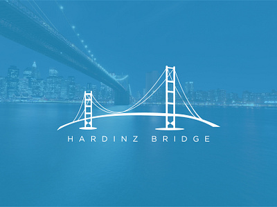 Hardinz bridge brand brand identity branding bridge logo business logo creative custom flat logo minimal professional logo unique