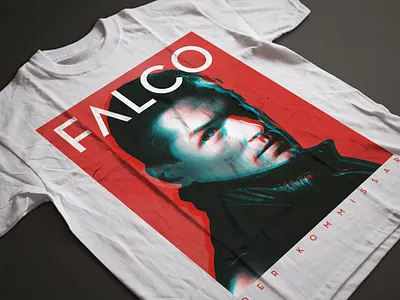Falco Shirt 80s falco music new wave print screenprint shirt tshirt vienna