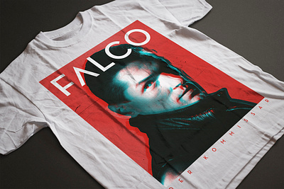 Falco Shirt 80s falco music new wave print screenprint shirt tshirt vienna