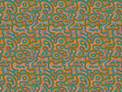 psychedelia study pt 2 repeating 70s 70s design affinity affinity designer flat pattern pattern design psychedelia psychedelic psychedelic art seamless pattern vector vector illustration vintage