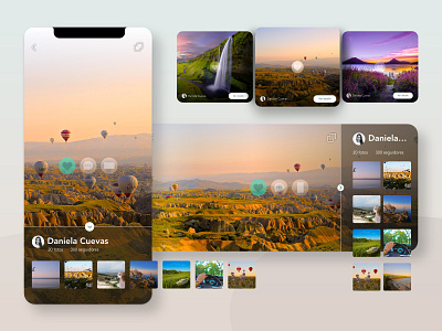 Photography app concept app app design application interface interface design photography share ui