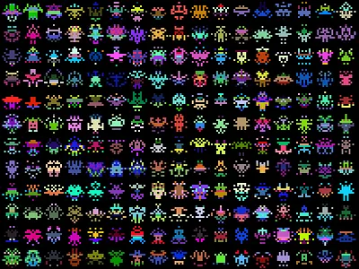 Tiny Sprite Generator generative javascript pixelart